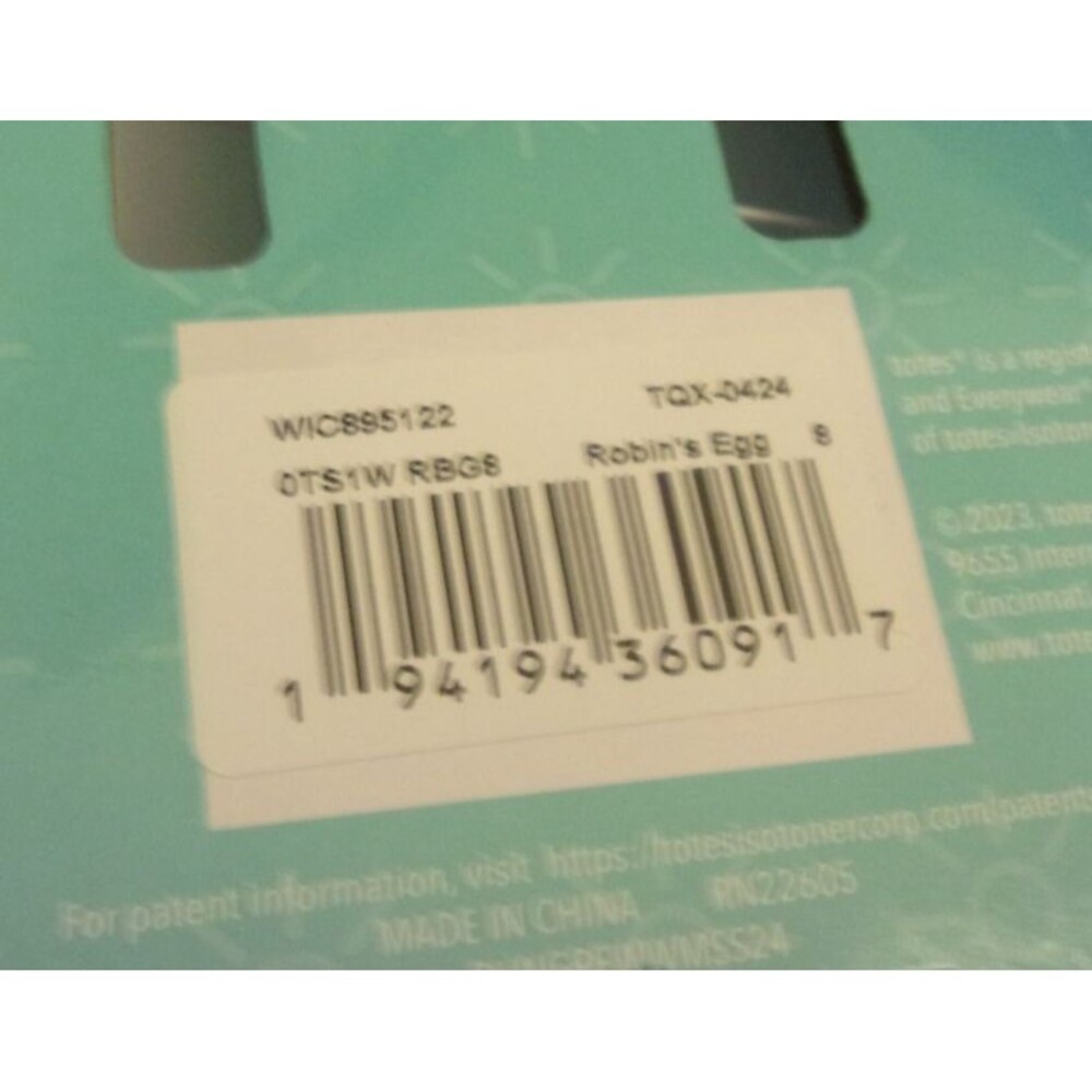Totes Everywhere Flip-Flops Size 8 Robin's Egg Blue New - Picture 4 of 4